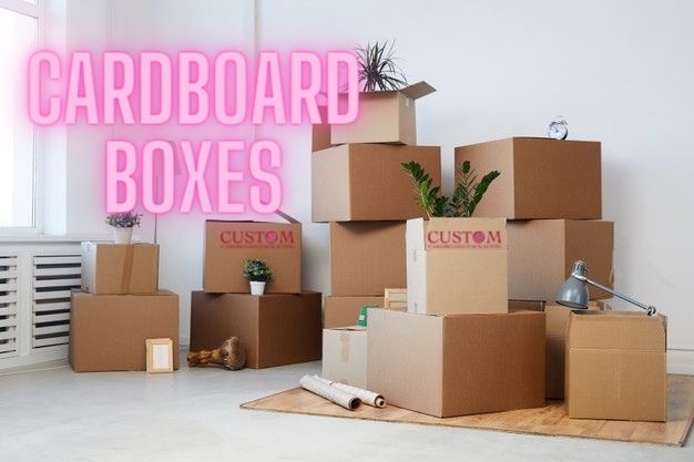 cardboard boxes